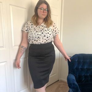 Body-Con Midi Skirt